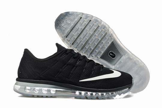 Cheap Nike Air Max 2016 Men's Women's Shoes Black White-02 Cheap Nike Air Max 2016 Men's Women's Shoes Black White-02